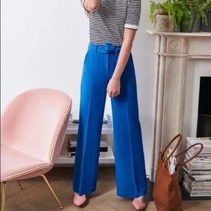 8R UK - Boden Hampstead Wide Leg Pants - Bold Blue
